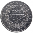 Silver One Rupee Coin of King William IIII of Calcutta Mint of 1835.