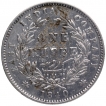 Silver One Rupee Coin of Victoria Queen of Madras Mint of 1840.