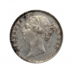 Silver One Rupee Coin of Victoria Queen of Madras Mint of 1840.