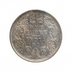 Silver One Rupee Coin of Victoria Empress of Calcutta Mint of 1901.