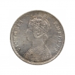 Silver One Rupee Coin of Victoria Empress of Calcutta Mint of 1901.