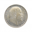 Silver One Rupee Coin of King Edward VII of Bombay Mint of 1903.