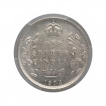 Silver One Rupee Coin of King Edward VII of Bombay Mint of 1904.