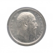 Silver One Rupee Coin of King Edward VII of Bombay Mint of 1904.