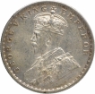 Silver One Rupee Coin of King George V of Calcutta Mint of 1915.