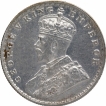 Silver One Rupee Coin of King George V of Bombay Mint of 1918.