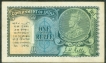 One Rupee Note of King George V Signed by J.W. Kelly of 1935.