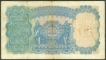 Ten Rupees Note of King George VI of 1938 Signed by J B Taylor.