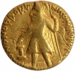 Gold Dinar Coin of Kanishka I of Kushan Dynasty of oesho Type.