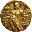 Gold Dinar Coin of Chandragupta II of Gupta Dynasty of Archer type.