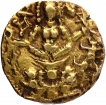 Gold Dinar Coin of Chandragupta II of Gupta Dynasty of Archer type.