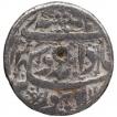 Silver One Rupee Coin of Jahangir of Lahore Mint.