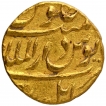 Extremely Rare Gold Mohur Coin of Aurangzeb Alamgir of Kabul Dar ul Mulk Mint.