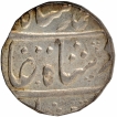 Silver One Rupee Coin of Muhammad Shah of Muhammadabad Banaras Mint.