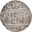 Silver One Rupee Coin of Shah Alam II of Akbarabad Mustaquir ul Khilafa Mint.