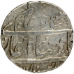 Silver One Rupee Coin of Asafnagar Mint of Rohilkhand Kingdom.