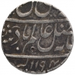 Silver One Rupee Coin of Asaf ud Daula of Allahabad Mint of Awadh.