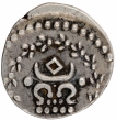 Silver Velli Fanam Coin of Rama Varma IV of Travancore State.