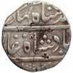 Silver One Rupee Coin of Arkat Mint of Indo French.
