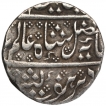 Silver One Rupee Coin of Arkat Mint of Indo French.