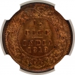 Bronze Half Pice Coin of King George V of Calcutta Mint of 1919.