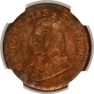 Bronze Half Pice Coin of King George V of Calcutta Mint of 1919.