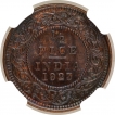 Bronze Half Pice Coin of King George V of Calcutta Mint of 1923.