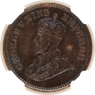 Bronze Half Pice Coin of King George V of Calcutta Mint of 1923.