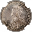 Silver Half Rupee Coin of King George V of Bombay Mint of 1928.