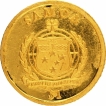 Gold One Dollar Coin of Samoa of 2011.