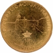 Gold Five Scudi Coin of Sanmarino of 1984.