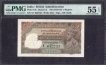 Five Rupees Bank Note of King George V Signed by J.W. Kelly of 1934.