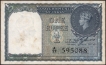 One Rupee Note of King George VI of 1944 Signed by C E Jones.