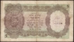 Five Rupees Note of King George VI Signed by C D Deshmukh of Burma Issue.