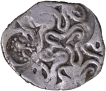 Panchala Janapada  Silver Vimshatika Punch Marked Coin of Panchala Janapada.