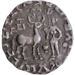 Amoghbuti Silver Drachma Coin of Kunindas.