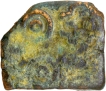 Copper Square Karshapana Coin of Sebakas of Vidarbha of Elephant type.