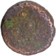 Copper Coin of Ujjaini Region of deity standing on the elephant.