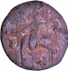 Copper  Hemidrachma of  Vasudeva I of Kushan Dynasty.