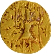 Vasishka Gold Dinar Oesho type Coin of Kushan Dynasty.