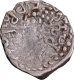 Chandragupta II Silver Drachma Coin of Guptas of portrait type with Bull seated on the reverse.