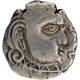 Skandagupta Silver Drachma Coin of Gupta Dynasty of Madhyadesha type.