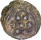 Vishnukundins Copper Base Alloy Coin of Lotus type.