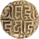 Rare Base Gold Four and Half Masha Coin of Kalachuris of Tripuri of Gangeya Deva.