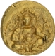 Krishnadevaraya Gold Half Varaha Coin of of Vijayanagar Empire.