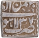 Lahore  Mint  Silver Square Rupee   Month  Bahman  (Aquarius)  Elahi 37 Coin of Akbar.