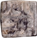 Tatta Mint Silver Square Rupee Elahi 45 Coin of Month Aban (Scorpio) of Akbar.