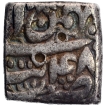 Jalla Jalalahu Type Tatta Mint Silver Square Rupee Month Bahman (Aquarius)  Elahi 48 of Akbar.