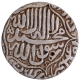 Rare Broad Flan Silver Rupee Coin of Akbar of Jaunpur Dar ul khilafa Mint. 