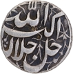  Jalla Jalalahu type Lahore  Mint  Silver Rupee  Ilahi 4x Month Ardibihisht  (Taurus) Coin of Akbar.